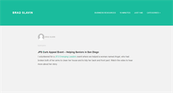 Desktop Screenshot of bradslavin.com